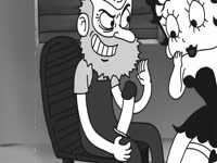 Anime Betty Boop gave an old man a sloppy blowjob